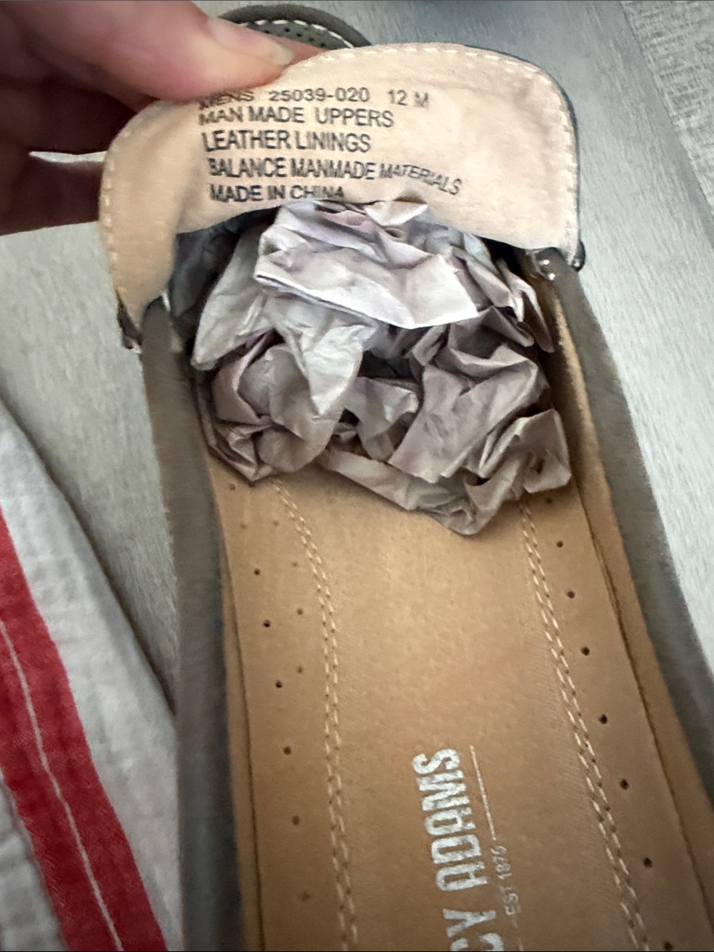Stacy Adams Gray Perforated Slip-On Loafers with Metal Bit - Picture 7 of 8